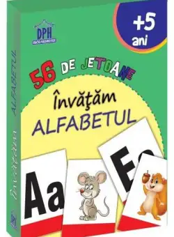 Învățăm alfabetul - 56 de jetoane - Paperback brosat - *** - Didactica Publishing House