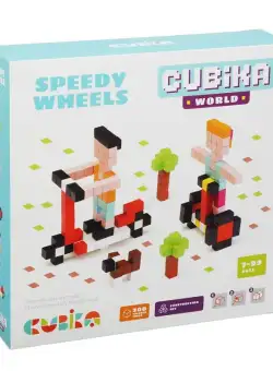 Joc de constructie - Pixel, Speedy Wheels | Cubika