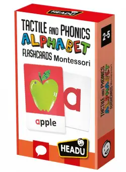 Joc educativ - Tactile and Phonics Alphabet, Montessori Flashcards | Headu