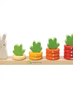 Jucarie din lemn - Counting Carrots | Tender Leaf Toys