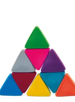 Jucarie educativa - Triunghiuri colorate | Rubbabu