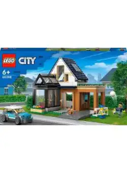 Lego City. Casa de familie si masina electrica
