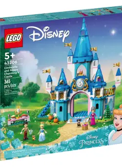 LEGO Disney - Cinderella and Prince Charming's Castle (43206) | LEGO