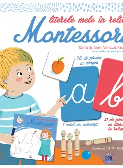 Literele mele in relief Montessori | Celine Santini