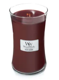 Lumanare parfumata - Large Jar - Black Cherry | WoodWick