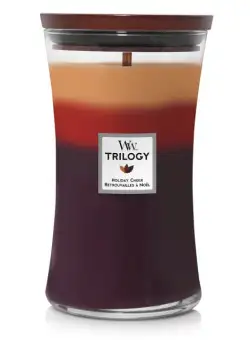 Lumanare parfumata - Large Jar Trilogy - Holiday Cheer | WoodWick