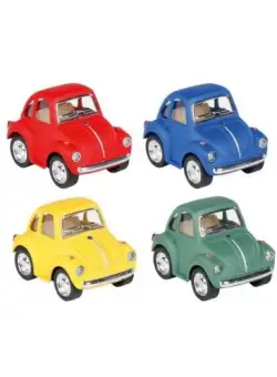 Masina - Volkswagen Classical Beetle, 5 cm, mai multe culori | Goki