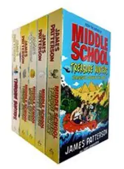 Middle School Treasure Hunters Series Collection 5 Books Set