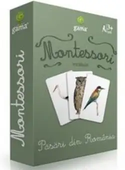Montessori. Vocabular: Pasari din Romania