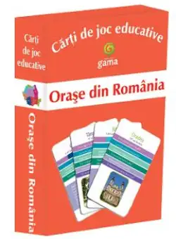 Orase din Romania. Carti de joc educative