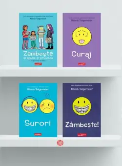 Pachet seria Zâmbește - Hardcover - Raina Telgemeier - Grafic Art