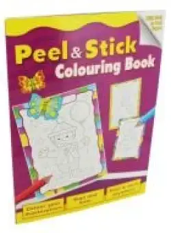 Peel & Stick Colouring Book