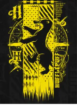 Poster metal M format - Huffelpuff Harry Potter | Displate
