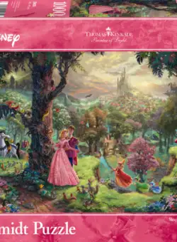 Puzzle 1000 de piese - Thomas Kinkade - Disney - Sleeping Beauty | Schmidt