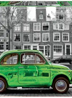 Puzzle 1000 piese - Car in Amsterdam | Educa