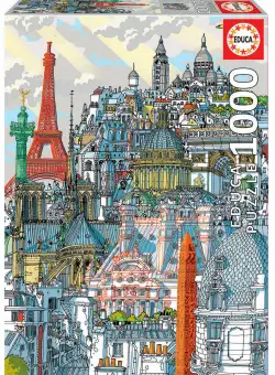 Puzzle 1000 piese - Paris - Carlo Stanga | Educa