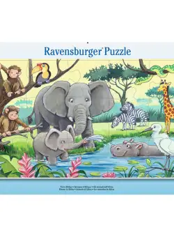 Puzzle 15 piese - Animale din Africa | Ravensburger