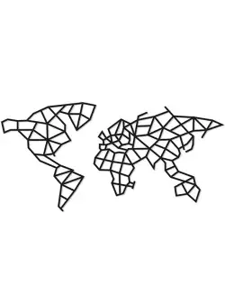Puzzle 3D decorativ - World Map, 324 piese | EWA