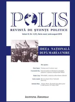 Revista Polis - Vol. VI, nr. 3 (21) / iunie – august 2018 | 