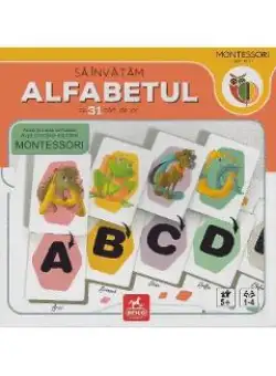 Sa invatam alfabetul cu 31 de carti de joc 5 ani+
