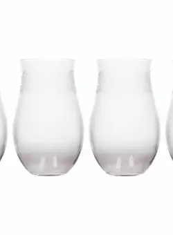 Set 4 pahare - Etched Stemless | Creative Tops