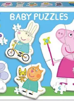 Set 5 puzzle-uri - Peppa Pig | Educa