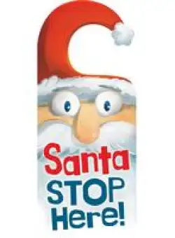 Stop Here Santa Door Hanger Book
