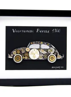 Tablou Volkswagen Beetle 1960 Colectia ART my Cars | ArtMyWay