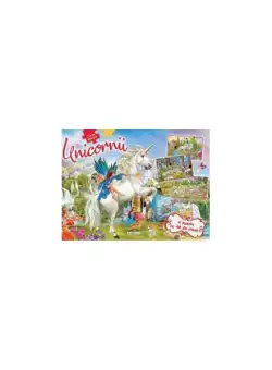 Unicornii - carte puzzle - Hardcover - *** - Flamingo