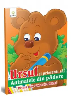 Ursul şi prietenii săi. Prima mea carte de colorat - Paperback brosat - *** - Gama