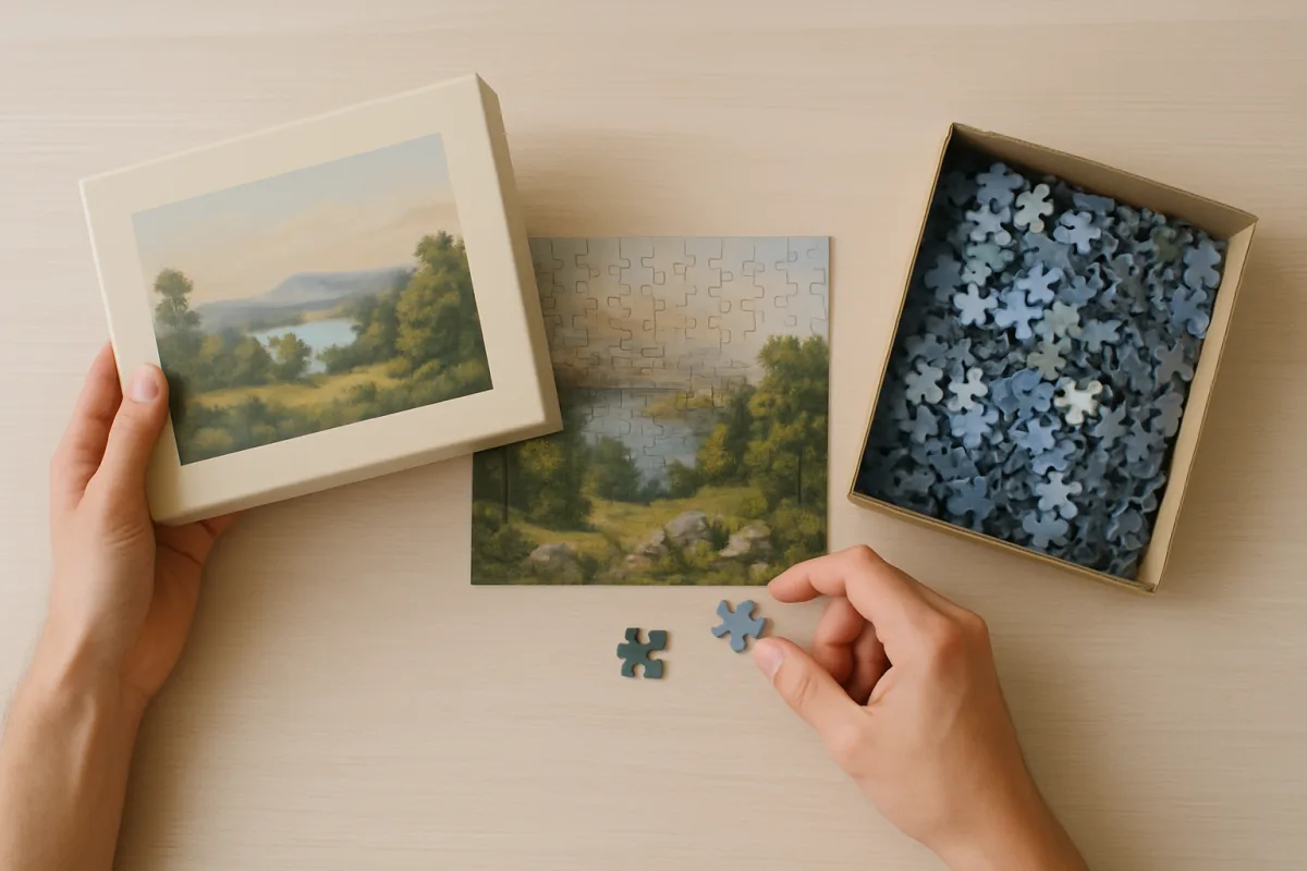 Cum alegi un puzzle: câte piese, ce imagine și ce brand
