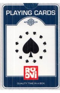 Carti de joc: Poker. Albastru