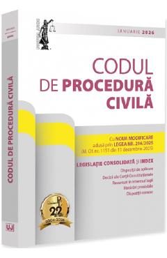 Codul de procedura civila. Ianuarie 2026 - Dan Lupascu