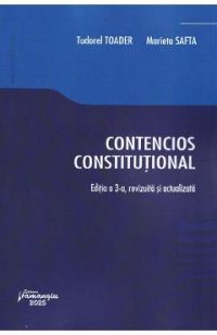 Contencios constitutional - Tudorel Toader, Marieta Safta