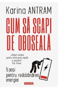 Cum sa scapi de oboseala. 5 pasi pentru redobandirea energiei - Karina Antram