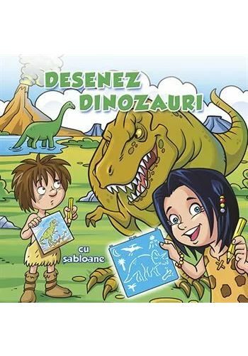 Desenez dinozauri - sabloane