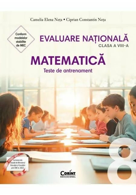 Evaluare nationala 2026. Matematica. Teste de antrenament - clasa a VIII-a