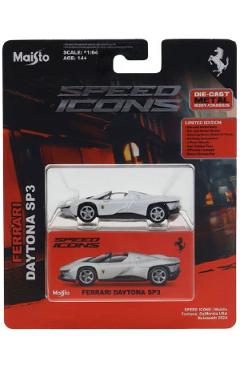 Masinuta metalica Speed Icons: Ferrari Faytona SP3 alb