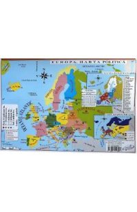 Harta de perete: Europa. Pliata - Marius Lungu