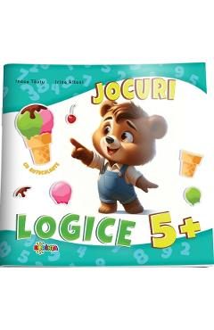 Jocuri logice cu autocolante 5 ani+ - Inesa Tautu, Olga Timcov