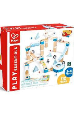 Jucarie din lemn: Marble Run Penguin Playland