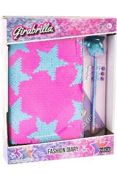 Jurnal secret cu paiete si pix: Girabrilla fashion