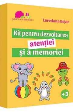 Kit pentru dezvoltarea atentiei si a memoriei - Loredana Bejan