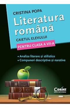 Limba romana - Clasa 7 - Caietul elevului - Cristina Popa