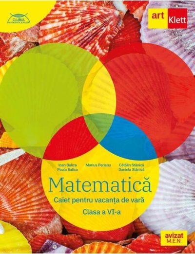 Matematică. Caiet pentru vacanța de vară. Clasa a VI-a - Paperback brosat - Marius Perianu, Cătălin Stănică, Daniela Stănică - Art Klett