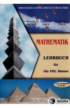 Matematica - Clasa 8 - Manual. Lb. germana - Mihaela Singer, Cristian Voica, Consuela Voica
