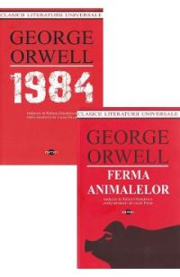 Pachet 2 carti: George Orwell. Ferma animalelor + 1984 - George Orwell
