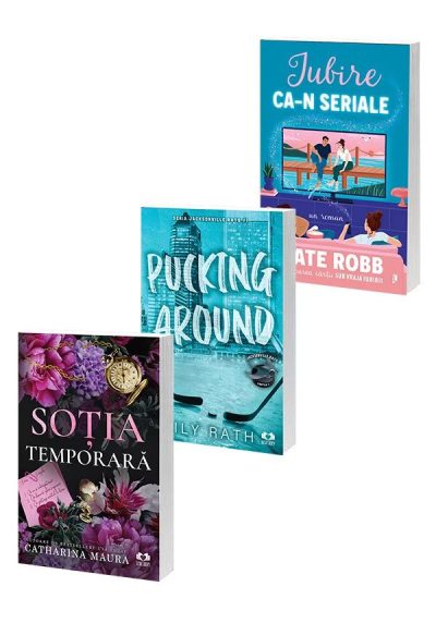 Pachet Sotia temporara + Pucking Around + Iubire ca-n seriale. Set 3 carti