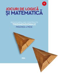 Provocarea unei constructii tridimensionale. Piramida 4 piese. Numarul 11
