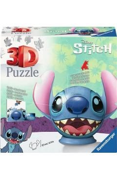 Puzzle 3D glob: Disney Stitch cu urechi